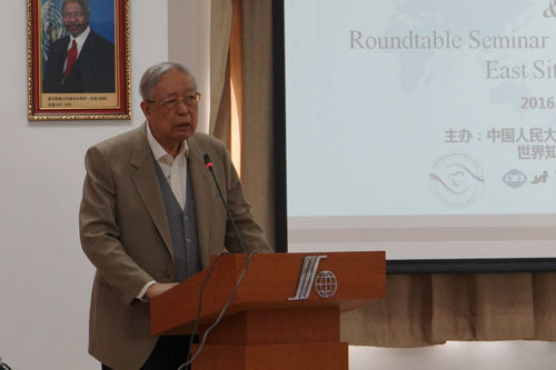 外交部前副部长、中国中东学会会长杨福昌